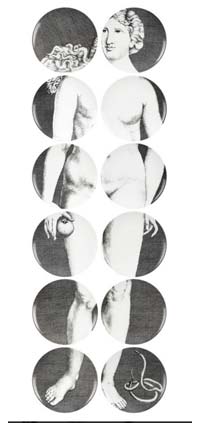 Fornasetti - Eve black-white